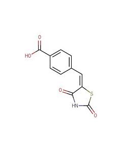 Astatech 4-[(2,4-DIOXO-1,3-THIAZOLIDIN-5-YLIDENE)METHYL]BENZOIC ACID, 95.00% Purity, 0.25G